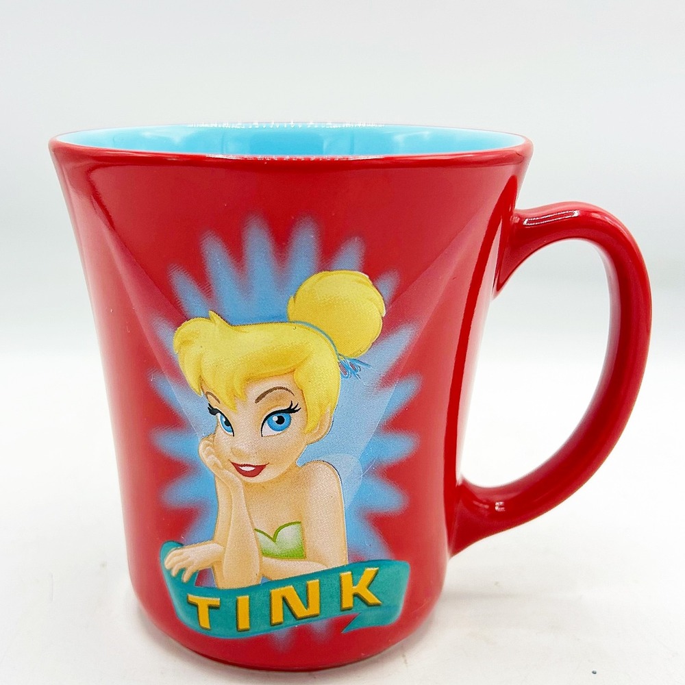 Tink Red 3D Tinkerbell Disney Store Mug 16 oz